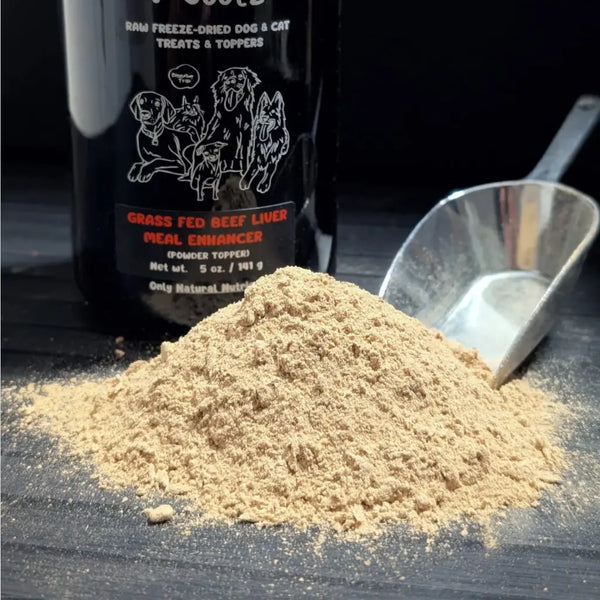 Vital Boost | Organic Grass-Fed Beef Liver Meal Topper for Dogs & Cats
