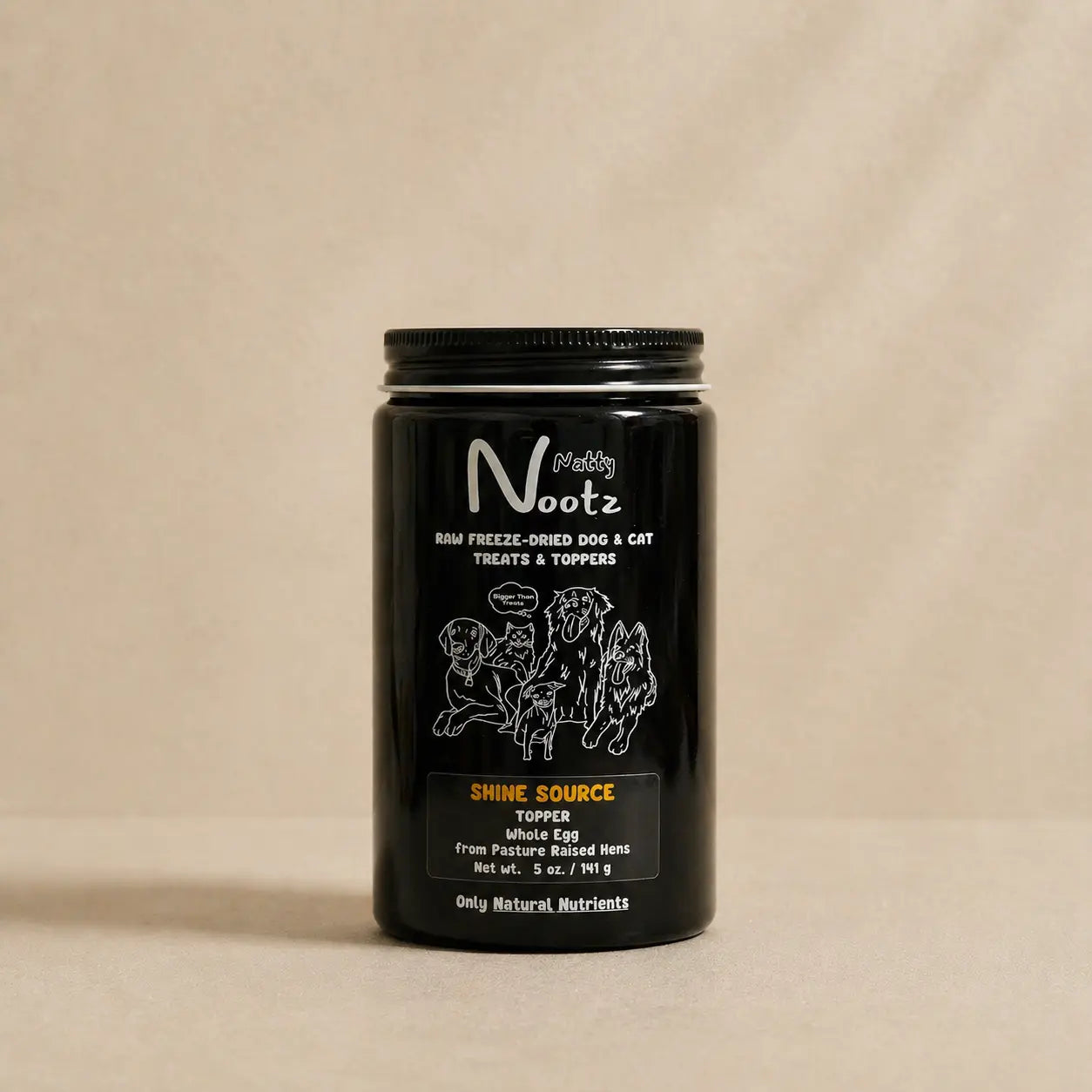 Shine Source — Organic Pasture-Raised Egg Powder, Freeze-Dried Raw