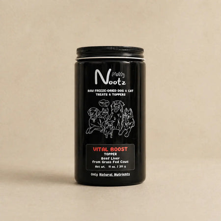 Vital Boost | Organic Grass-Fed Beef Liver Meal Topper for Dogs